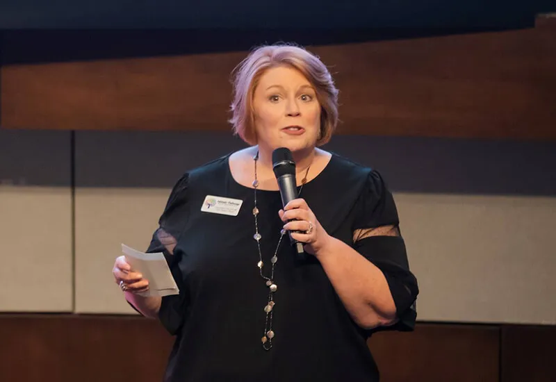 Ongoing Provider Education Traci speaking at event
