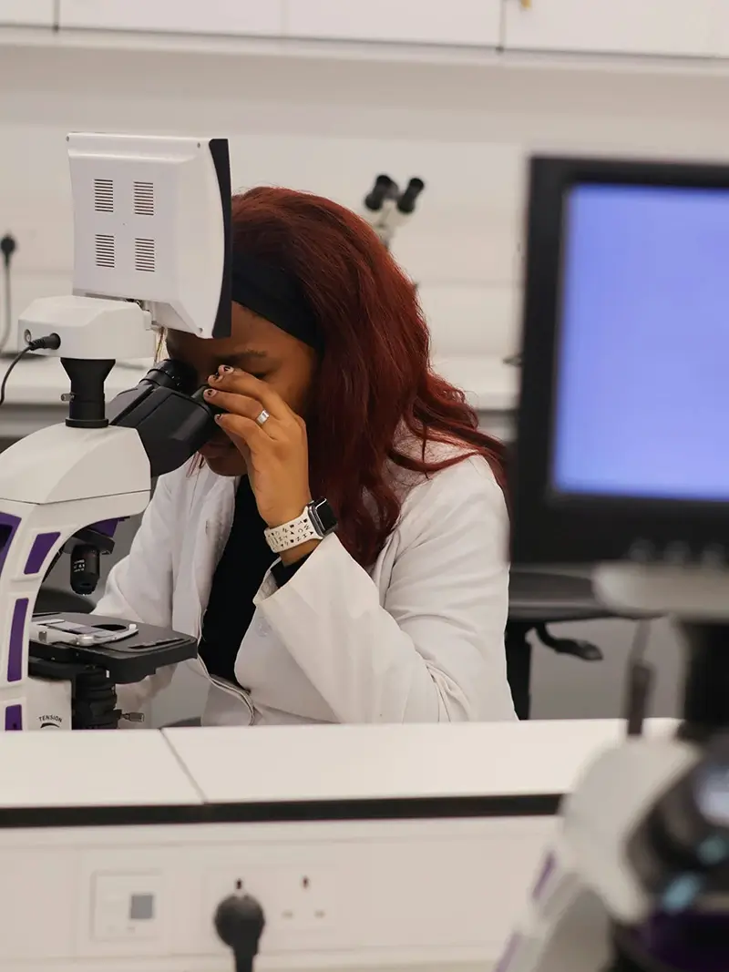 Research Innovation Researcher in lab